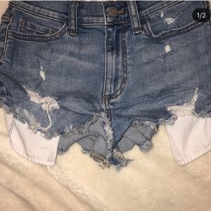 Denim shorts from pink Victoria secret